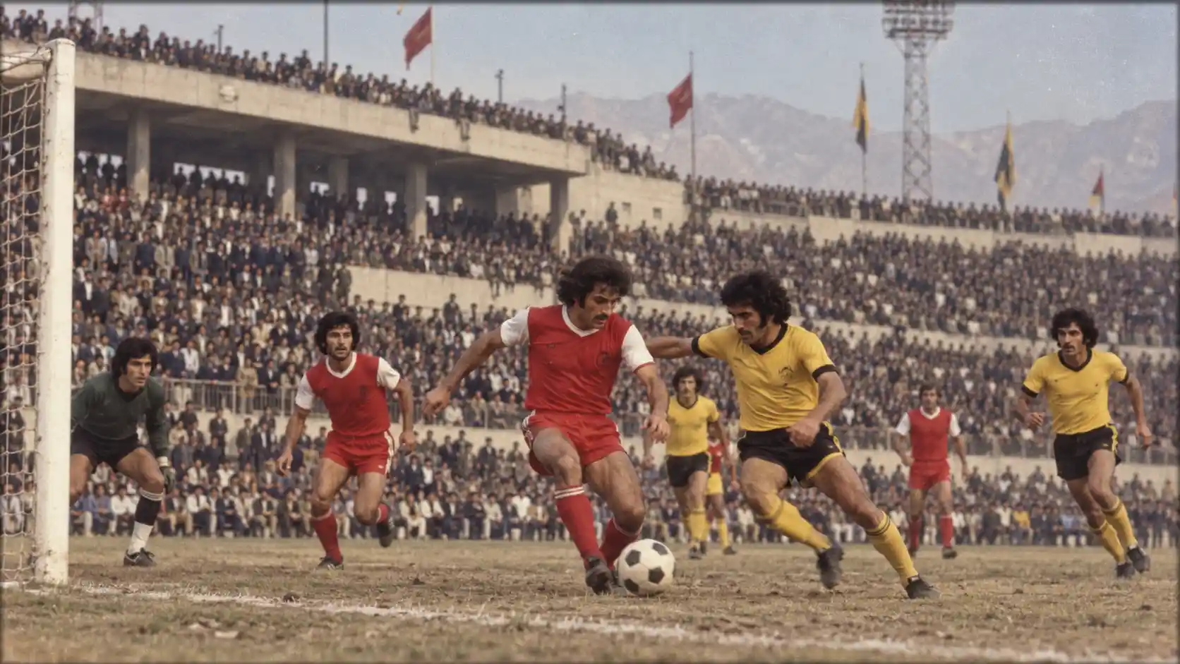 جام تخت جمشید سال 1350 اولین تقابل سپاهان و پرسپولیس